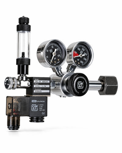 PRO-SE Series - Dwustopniowy reduktor CO2 do akwarium ze zintegrowanym elektrozaworem